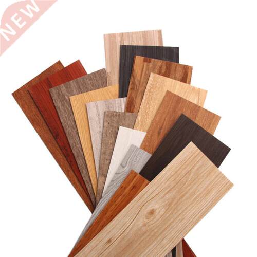 Wood Grain Floor Stickers Modern XPE Foam Wall Sticker