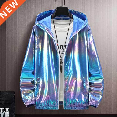 2021 Summer Colorful Shiny Sunscreen Clothing for Men and Wo
