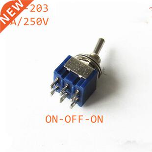 5pcs Mini MTS-203 6Pin 3 Position G104 ON-OFF-ON 6A 125V Tog