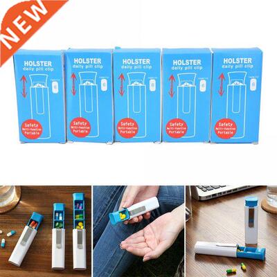 Portable Plastic Boxes for Medicines Pillbox  Grid Medicine