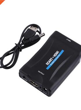 720P 1080P Scart to HDMI Video Converter Scaler Adapter With