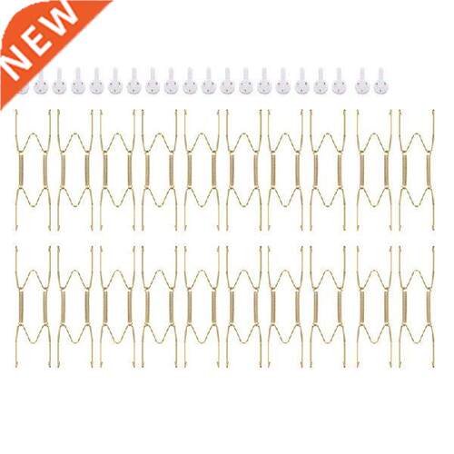 New 20 Pieces 6 Inch Invisible Plate Hangers Wall Plate