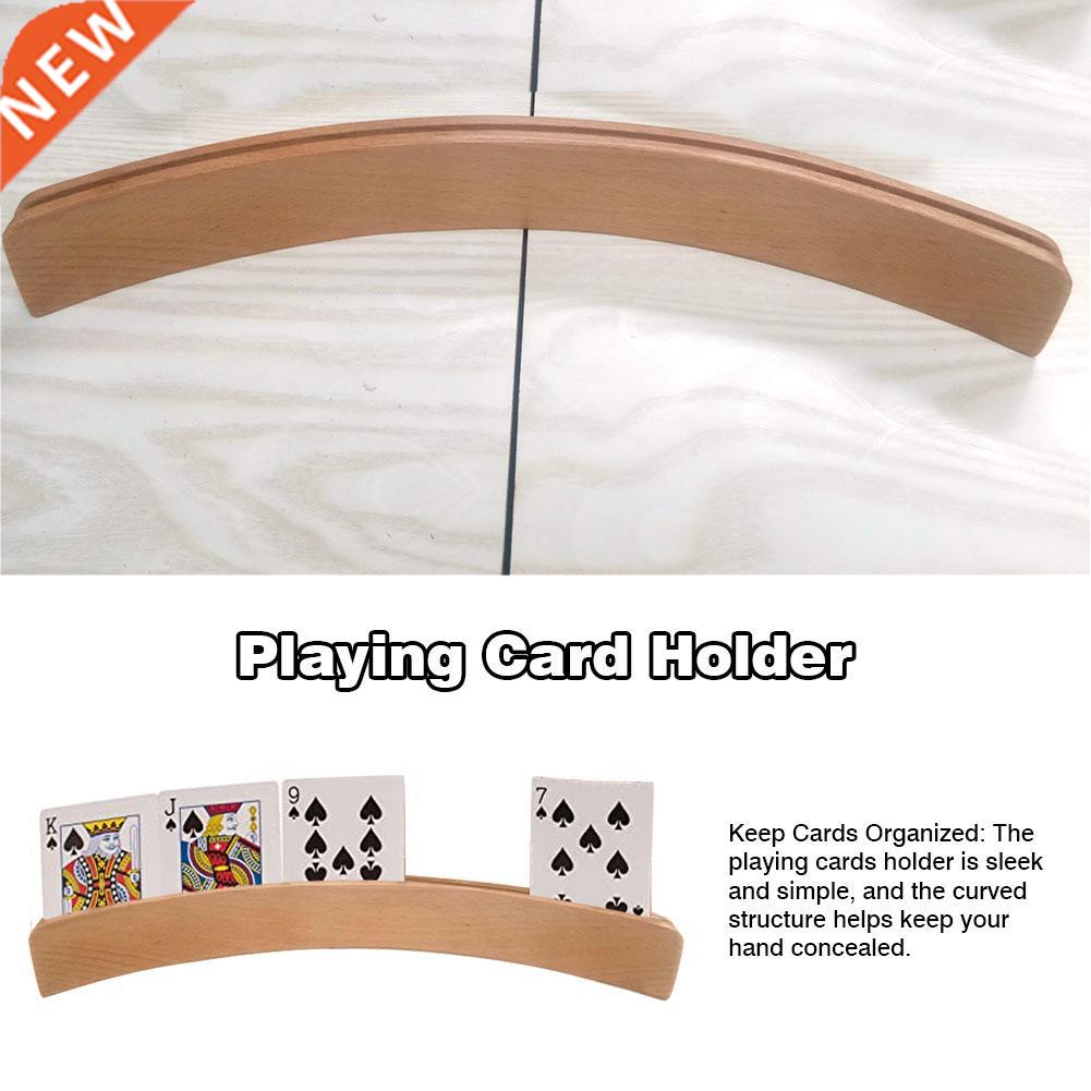 4PCS/Set Wooden Playing Cards Hder Arc Playing Cards