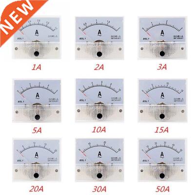 85L1 AC Panel Meter Analog Panel Ammeter Dial Current Gauge