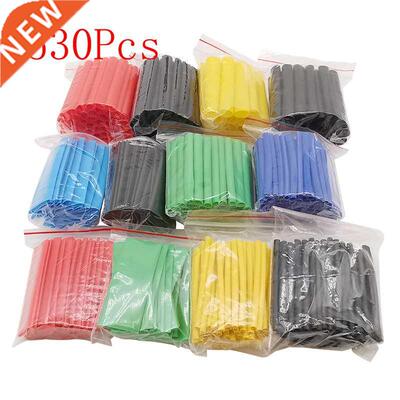 530Pcs Heat Shrink Tubing Assorted Polyolefin Insulation Wra