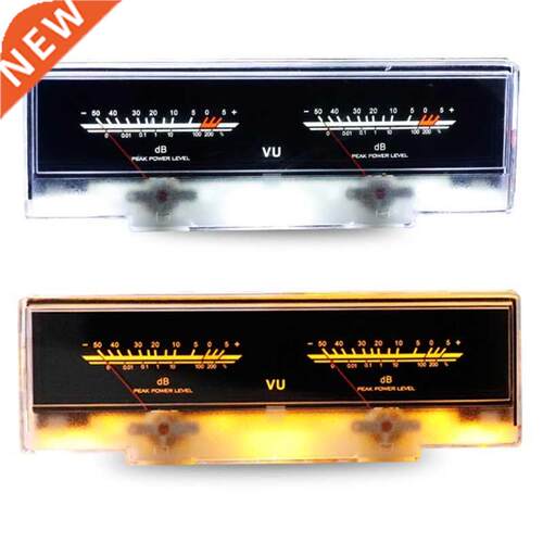 Double pointer VU Meter Stereo Audio Amplifier Board DB Soun