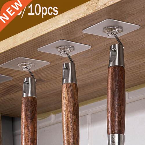 Transparent Strong Self Adhesve Door Wall Hangers Hooks