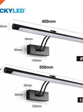 Led Wall Lamp Bathroom Mirror Light 8W 12W AC90-265V Wall S