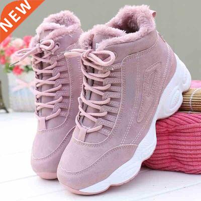 Winter Ankle Boots Women Fashion High top Casual Women Shoes