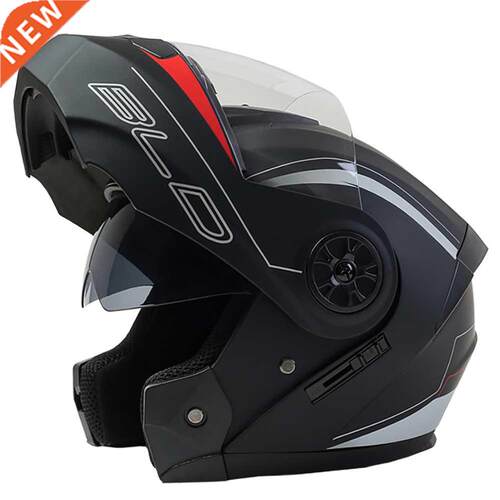 BLD Modular Dual Lens Motorcycle Helmet Safety Downhill Flip