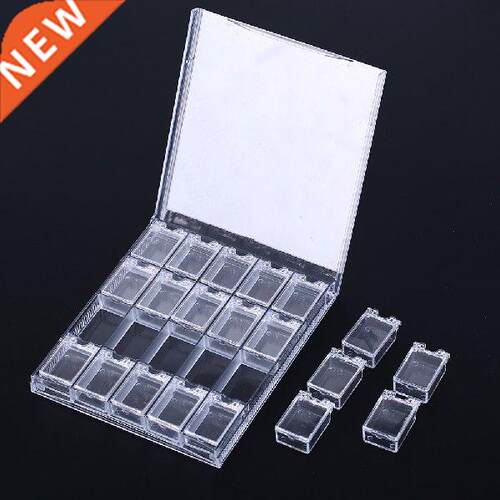 20/28 Grids Clear Acrylic Empty orage Box rass Beads