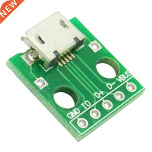 Micro Type USB Connector DIP 5pin AdapterFemale 10pcs