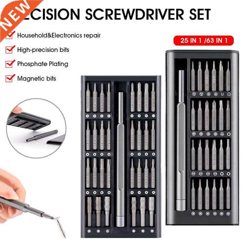Precision Screwdriver Set Cr-V Steel Magnetic Driver And