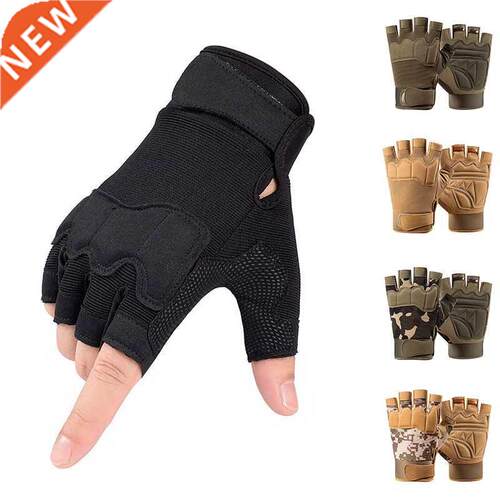 Military Army Shooting Fingerless Gloves Half Finger Men Tac