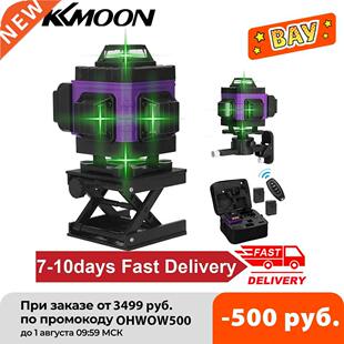 16/12 Lines 4D/3D Laser Level Green Line Self-Leveling 360
