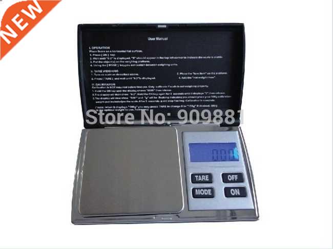 1KG*0.1Mini Portable Digital Scale LCD Balance Weight Precis