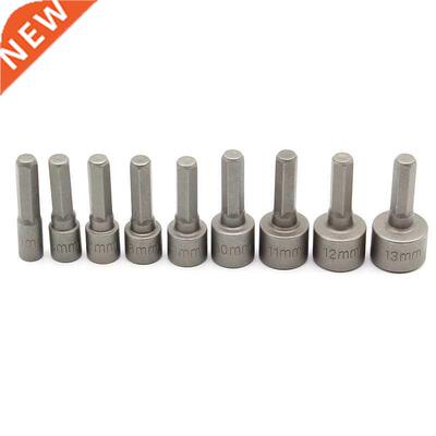 9pcs/set 5mm-13mm Hex Socket Sleeve Nozzles Magnetic Nut Dri
