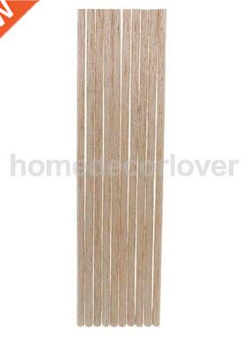 10 Pieces Balsa Wood Unfinished Wood Craft Semi-Circle