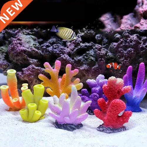 Colorful Resin Aquarium Artificial Coral Reef Decoration