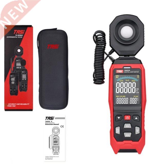 LCD Digital Photometer TA632A 200000 Lux/Fc for Offices Scho