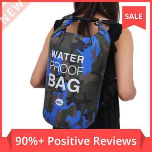 2L-30L Waterproof Dry Bag Camouflage Pond Backpack Dry Sack