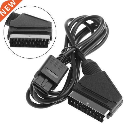 1.8M/6FT Scart Cable AV TV Video For Nintendo SNES Gamecube