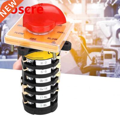 T-16EXF64D-6 8-Poston Changeover Swtch Rotary Cam Unvers