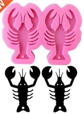 Lobster Keychan Earrngs Epoxy Resn Mold Jewelry Pendant S