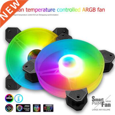 COOLMOON PC Case Cooler Fan 12cm 12V 4Pin Chassis Household