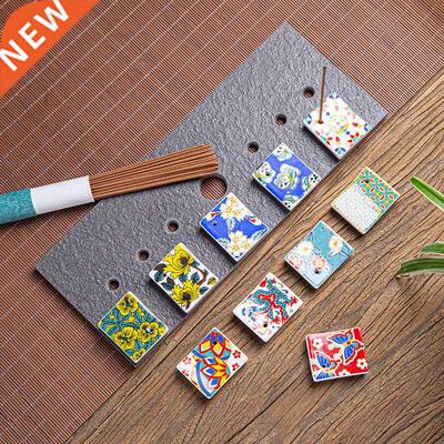 Ceramic Wind Chopstick Shelf Incense Burner Holder