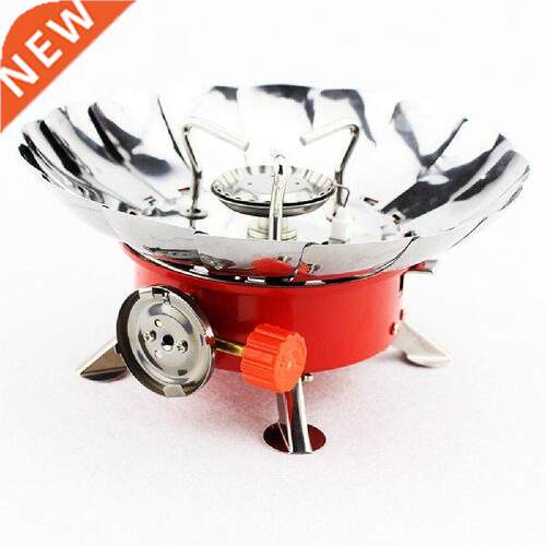 Portable Windproof Camping Stove Gas Stainless Steel