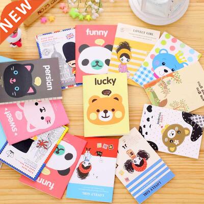(5 pieces/lot) Korea Stationery Mini Notebook Kids Cartoon P