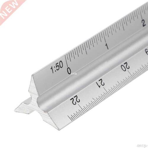 30cm Aluminium Metal Triangle Scale Architect Engineer Techn