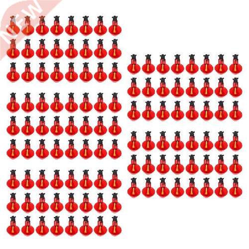 120Pcs Feed Automatic Bird Coop Poultry Chicken Fowl