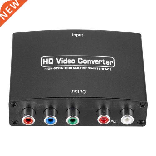 YPbPr To HDMI-compatible Converter 1080P Component Video Con