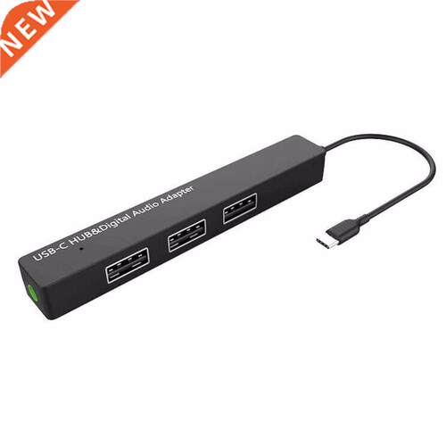 USB-C Hub Type-C to .5mm Audio Jack Converter Adapter With
