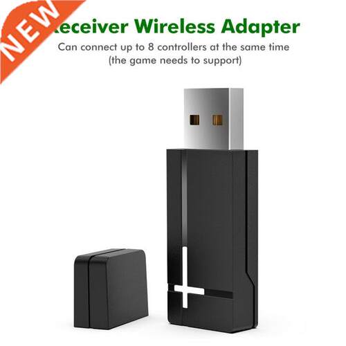 2.4GHz Wireless Gamepad PC Adapter USB Receiver Laptops Joy