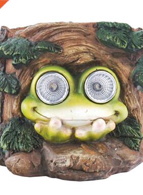 1Pc Outdoor Solar Lamp Flowerpot Adornment Yard Scene