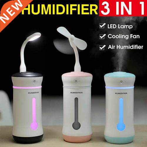 3 IN 1 Multifunction Humidifier 7 Changing Colors LED Light
