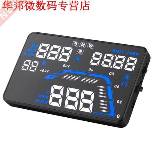 Q7 5.5 HUD Head Up Display Snelheidsmeters Dan Speed Alert