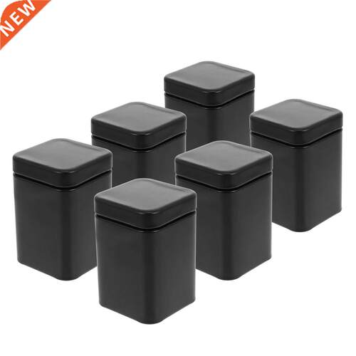 6pcs Loose Tea Tins Tinplate Tea Js Tea Storage Tanks