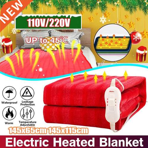 145x65cm 110V/220V Winter Electric Blanket Heater Single Bod