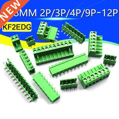 Sets 5.08 Pcb Screw Terminal Block 2/3/4/5/6/7/8Pin Straight