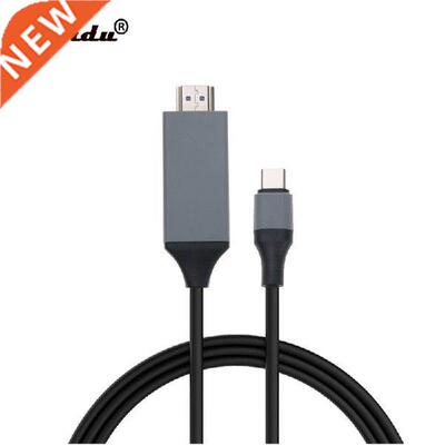 kebidu Black 2m 4K USB C HDMI-compatible Cable Type C to