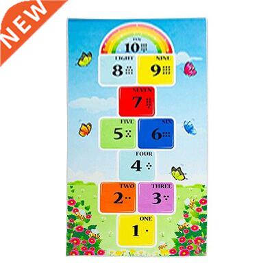 Hopscotch Mat Kids Jump Lattice Training Sport Toys Baby