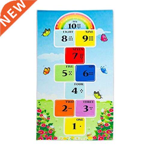 Hopscotch Mat Kids Jump Lattice Training Sport Toys Baby