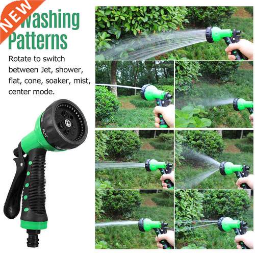 Recoil Garden Hose 7 Spray Patterns High Pressure Mist Hand