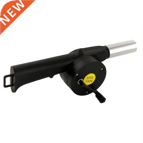 BBQ Starter Blower Wind Barbecue Grill Fire Hand Crank