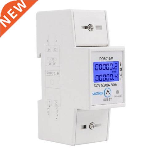 DDS015M 230V Power Watt Meter w Reset Voltage Ampere Electri