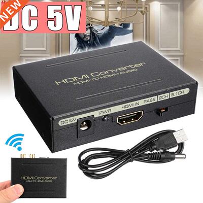 HDMI Audio Extractor 1080P HDMI Audio Extractor Splitter Opt